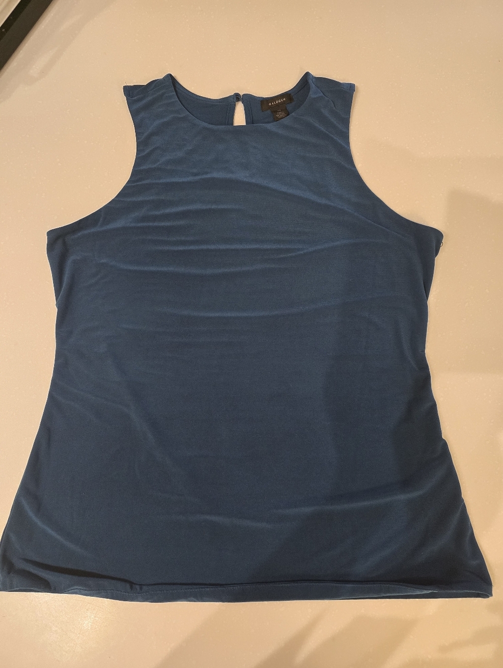 Halogen Royal Blue Sleeveless Tank Top